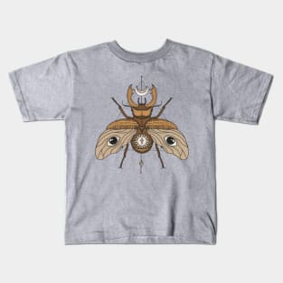 Colorfull  Beetle Illustration Kids T-Shirt